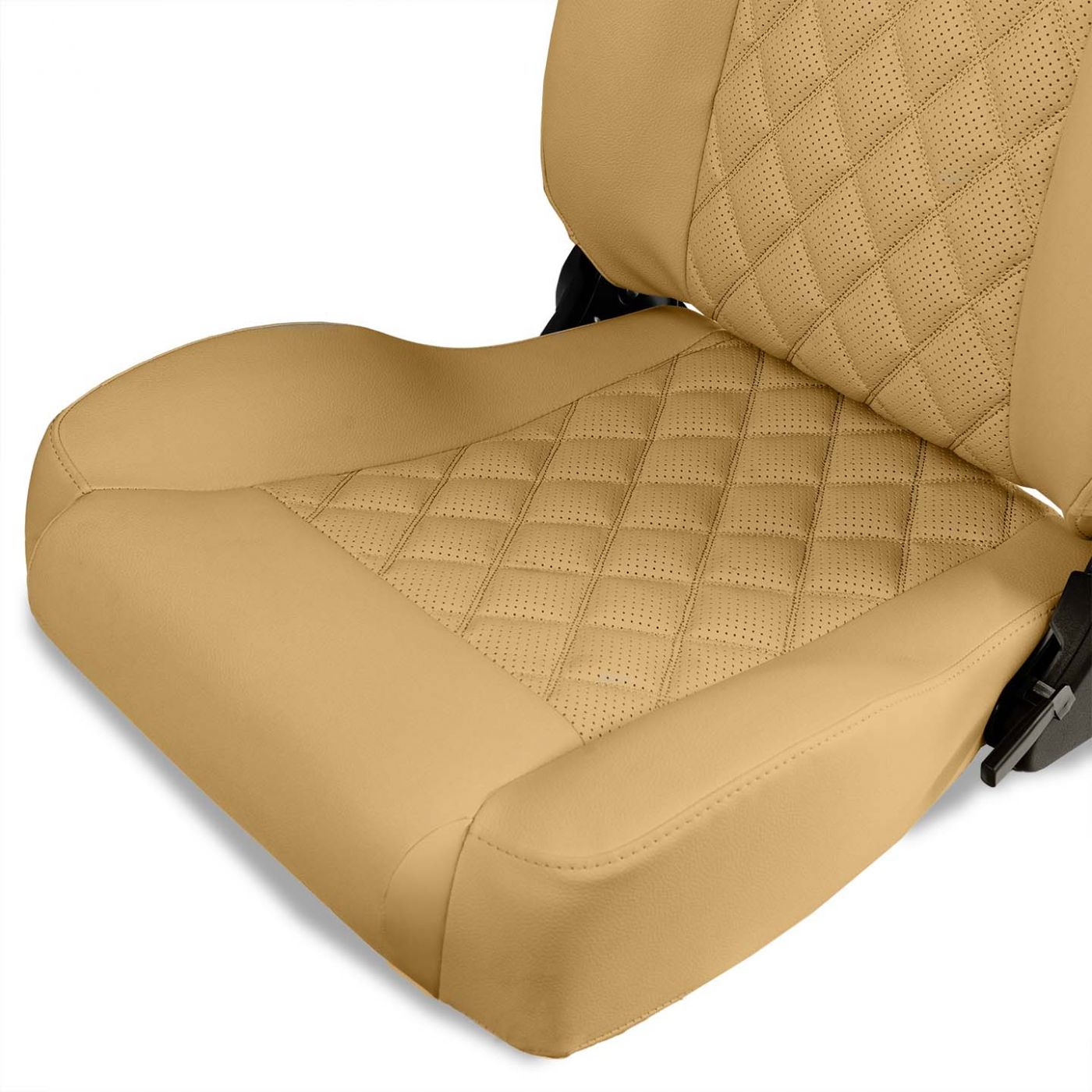 Caballo Classic Bucket Seats | Cashew | Diamond Stitch