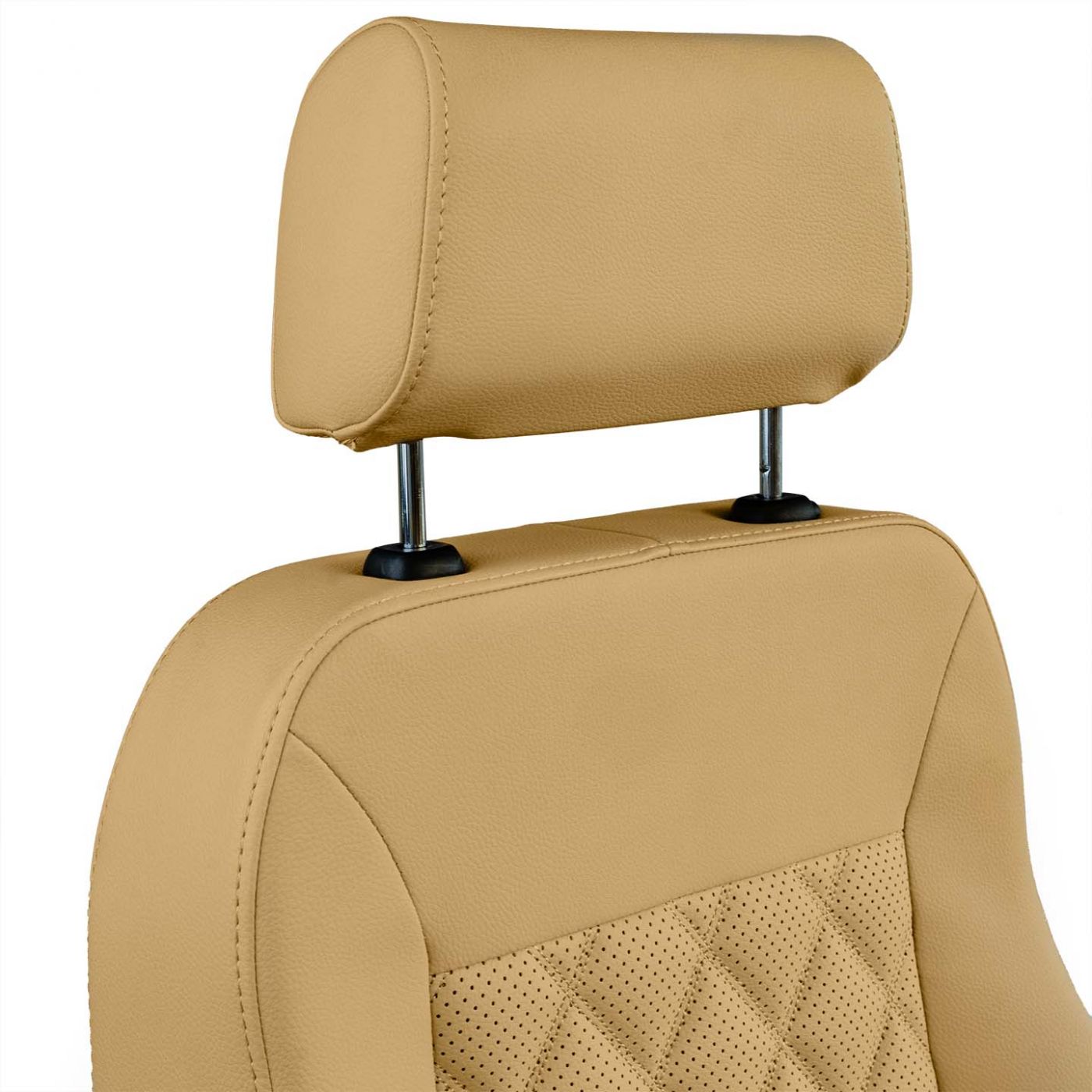 Caballo Classic Bucket Seats | Cashew | Diamond Stitch