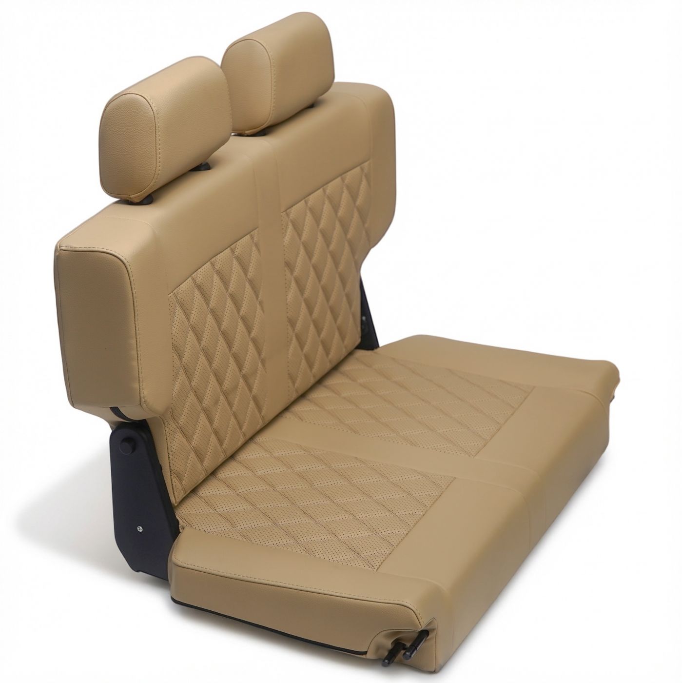 Caballo Classic Seats Kit | Front Buckets & Rear Bench | Cashew | Diamond Stitch