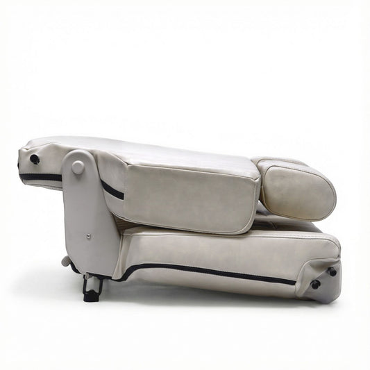 Fold & Tumble Rear Bench Seat | Sandstone | Diamond Stitch
