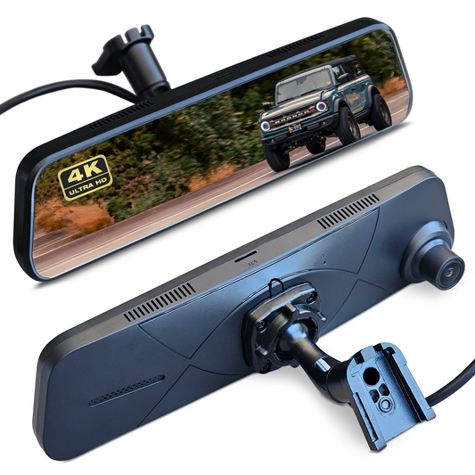 LucentVue 4K Smart Rearview Mirror Dashcam, 21-25 Ford Bronco