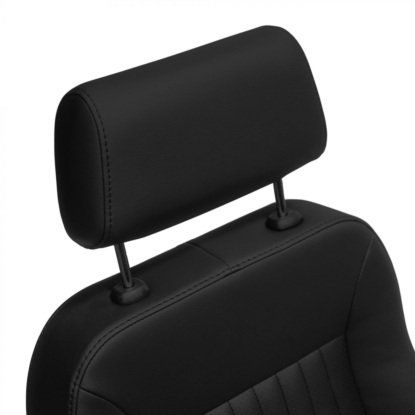 Caballo Classic Seats Kit | Front Buckets & Rear Bench | Rich Black | Vertical Pleats