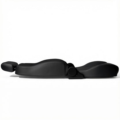 Caballo Classic Seats Kit | Front Buckets & Rear Bench | Rich Black | Vertical Pleats