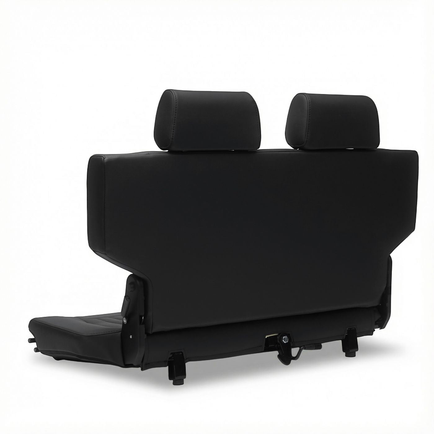 Caballo Classic Seats Kit | Front Buckets & Rear Bench | Rich Black | Vertical Pleats