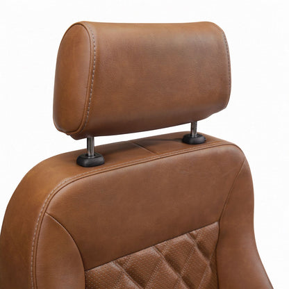 Caballo Classic Seats Kit | Front Buckets & Rear Bench | Whiskey | Diamond Stitch
