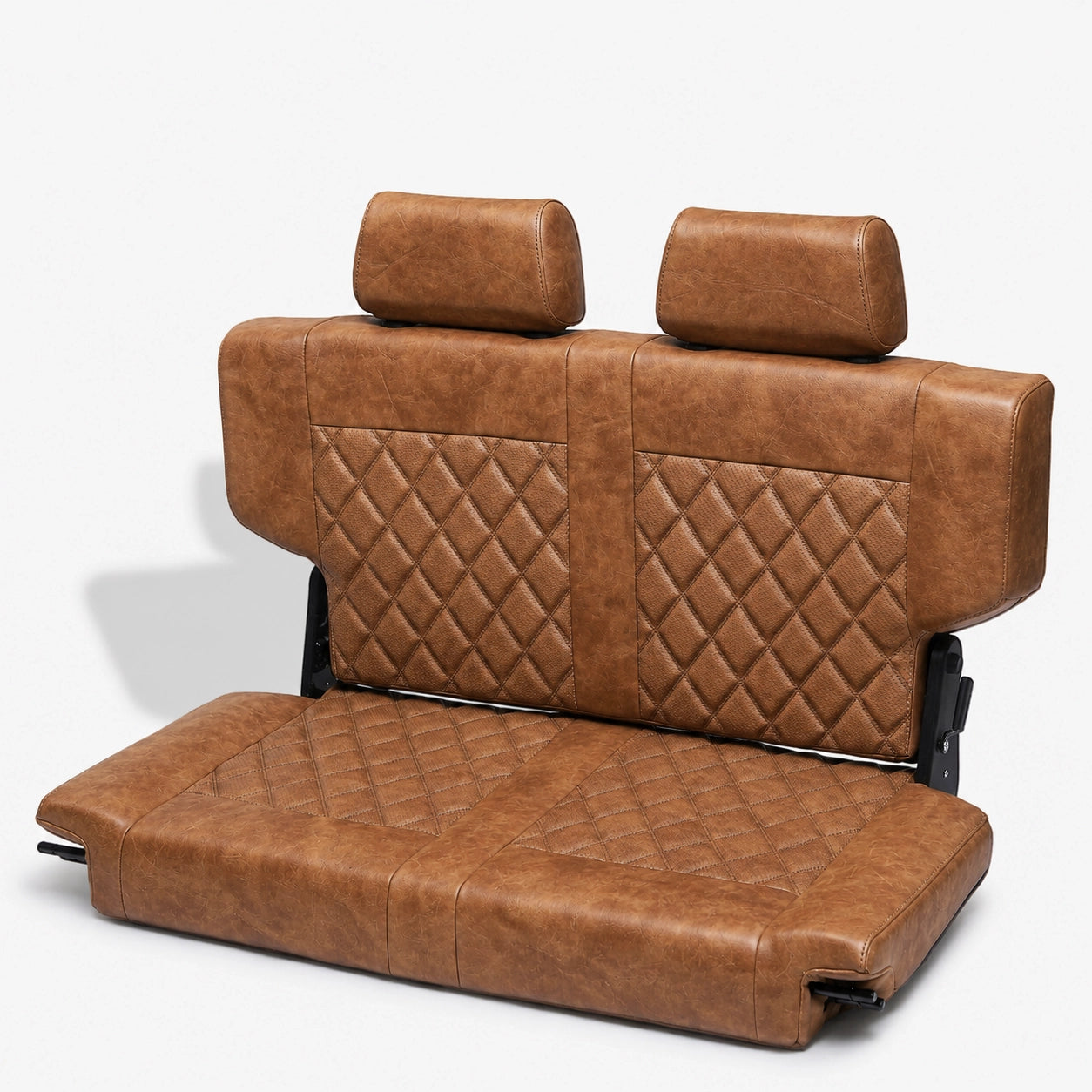 Caballo Classic Seats Kit | Front Buckets & Rear Bench | Whiskey | Diamond Stitch