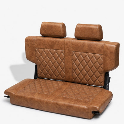 Caballo Classic Seats Kit | Front Buckets & Rear Bench | Whiskey | Diamond Stitch