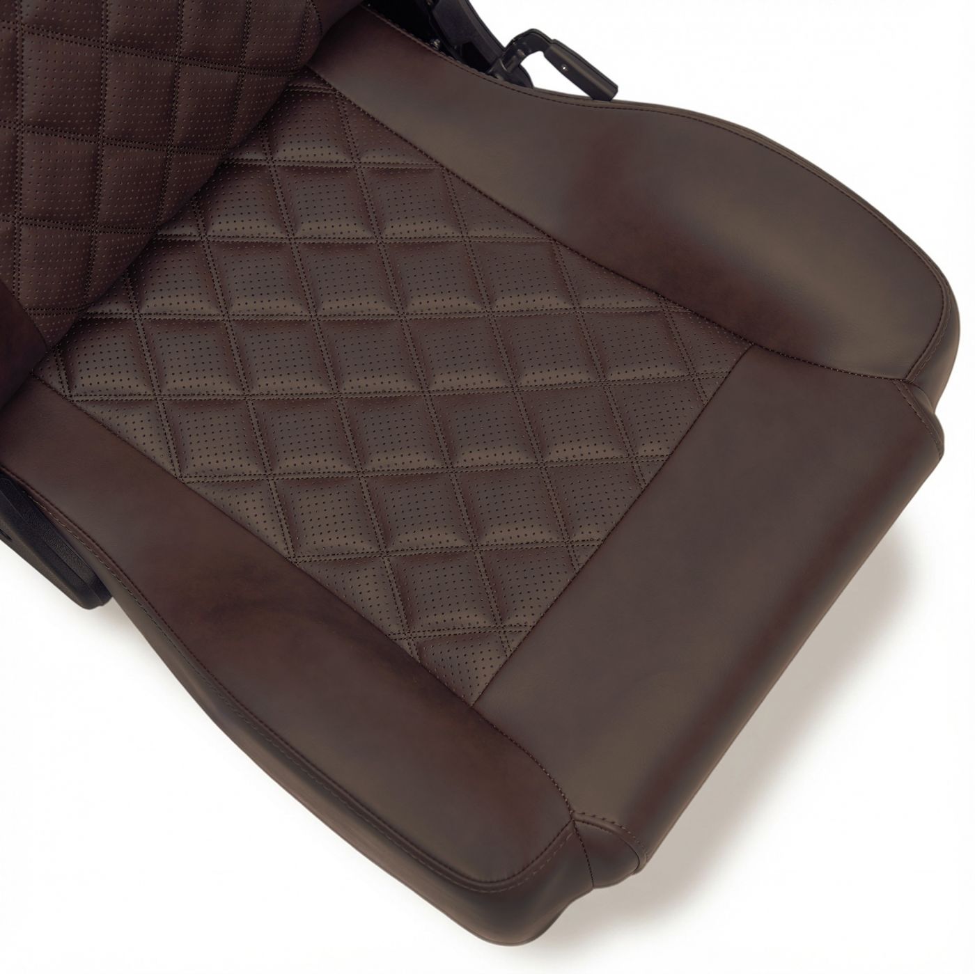Caballo Classic Bucket Seats | Dark Saddle | Diamond Stitch