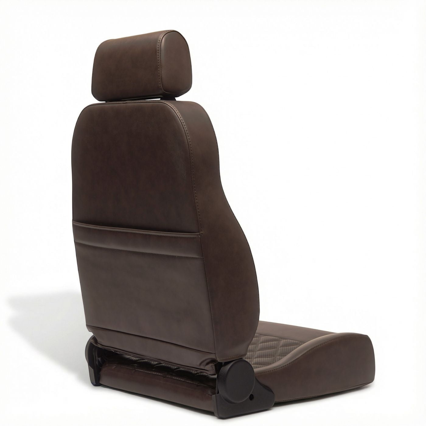 Caballo Classic Seats Kit | Front Buckets & Rear Bench | Dark Saddle | Diamond Stitch