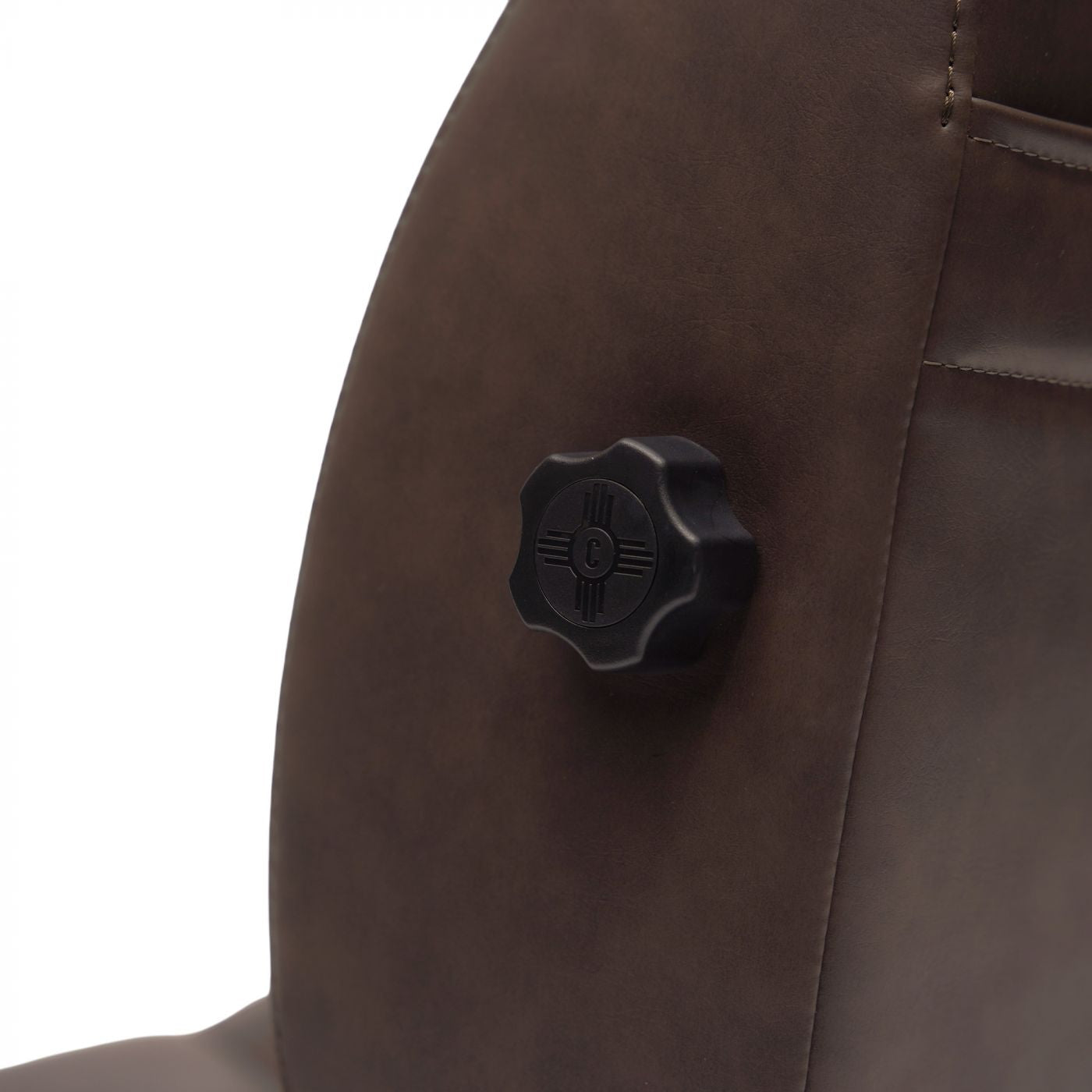 Caballo Classic Bucket Seats | Dark Saddle | Diamond Stitch