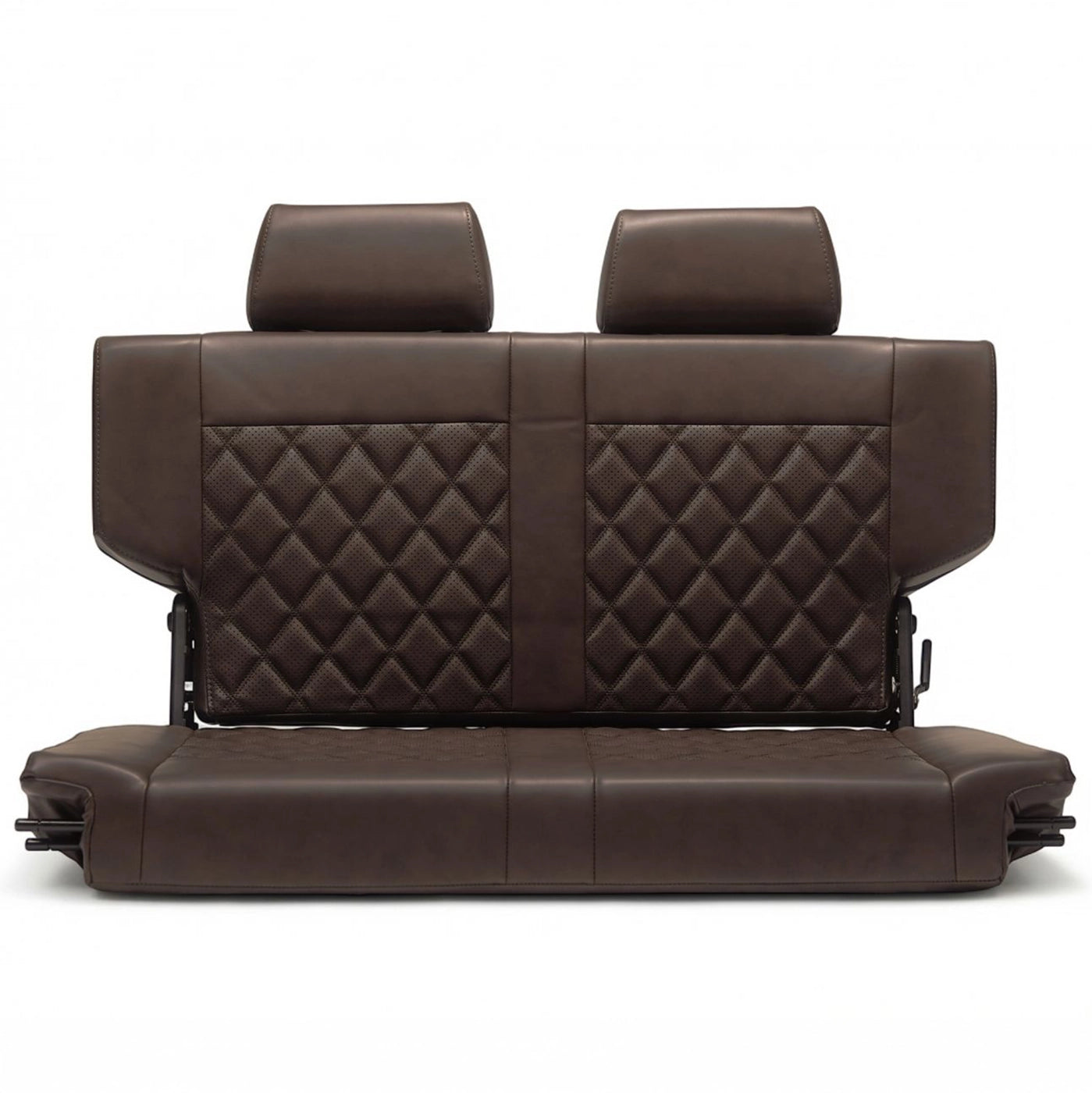 Caballo Classic Seats Kit | Front Buckets & Rear Bench | Dark Saddle | Diamond Stitch