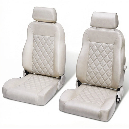 Caballo Classic Bucket Seats | Sandstone | Diamond Stitch