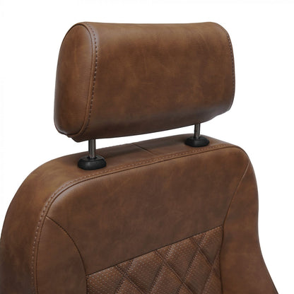 Caballo Classic Seats Kit | Front Buckets & Rear Bench | Whiskey | Diamond Stitch