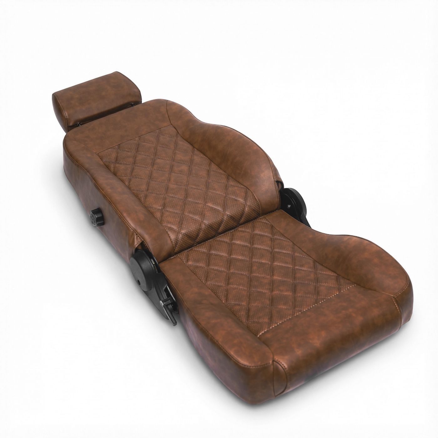 Caballo Classic Seats Kit | Front Buckets & Rear Bench | Whiskey | Diamond Stitch