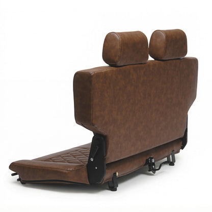 Caballo Classic Seats Kit | Front Buckets & Rear Bench | Whiskey | Diamond Stitch