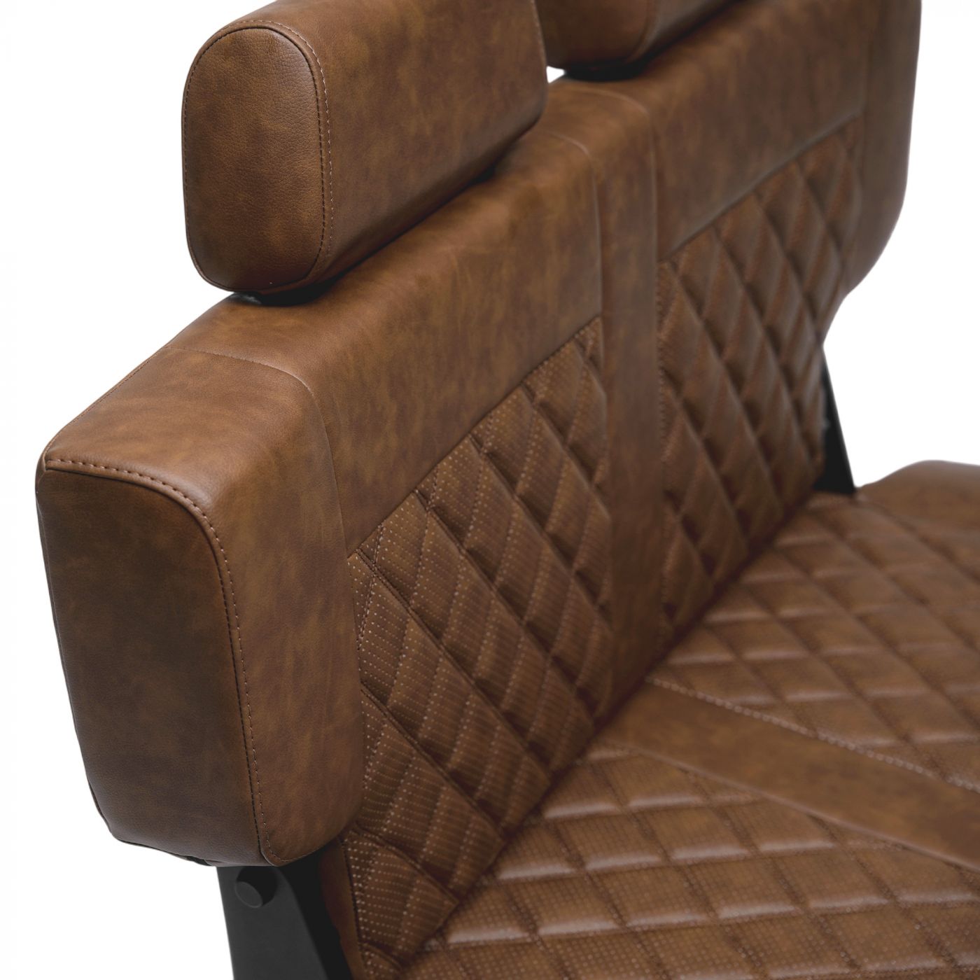 Caballo Classic Seats Kit | Front Buckets & Rear Bench | Whiskey | Diamond Stitch